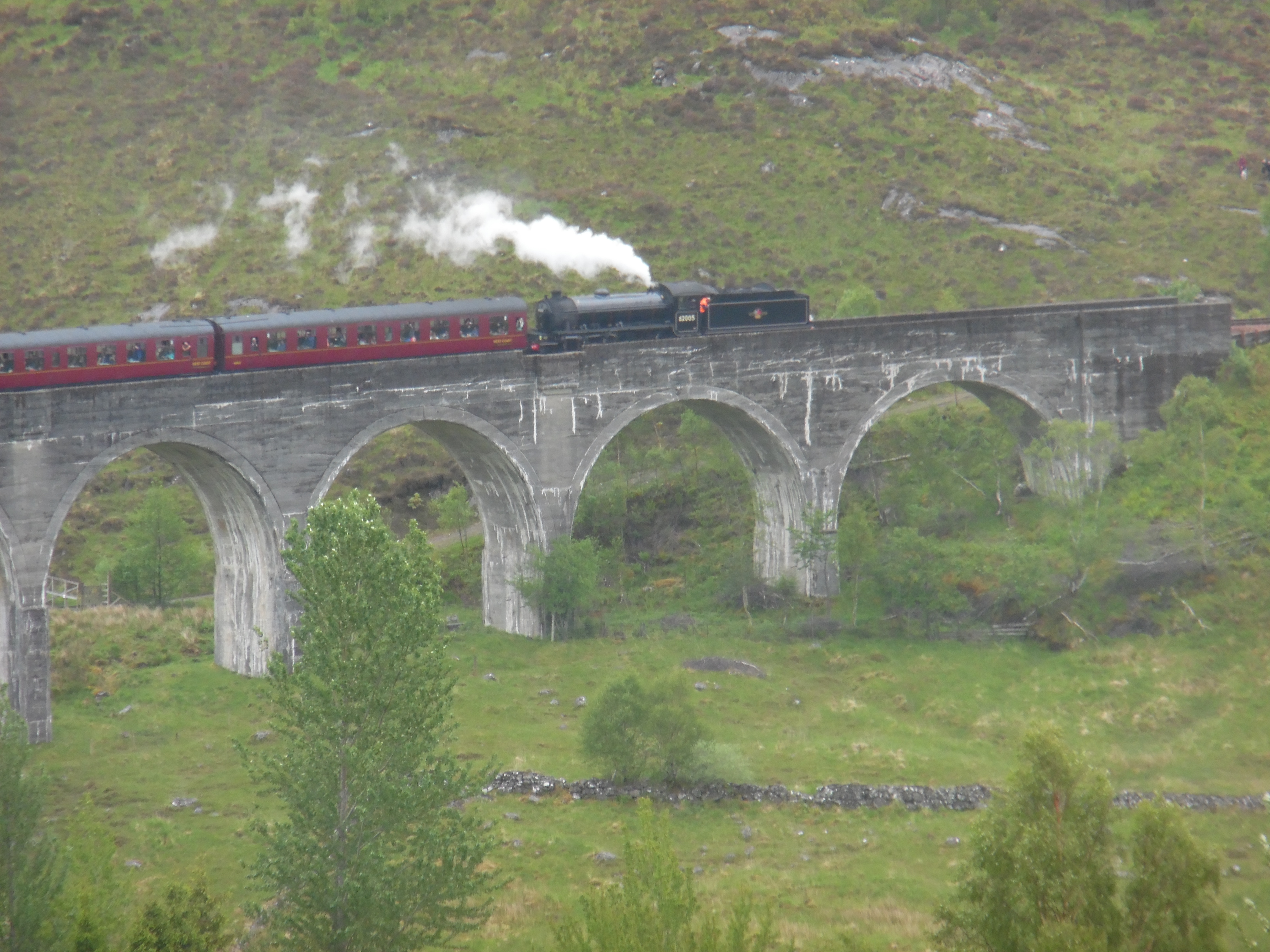 crossing the viaduct